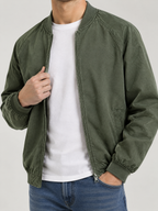 Classic Men's Bomber Jacket - Fern Green