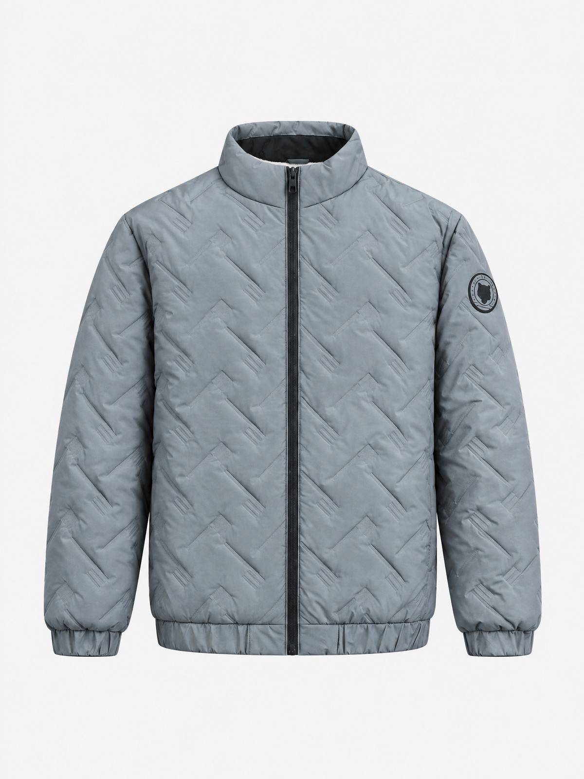 Quilted Stand Collar Jacket