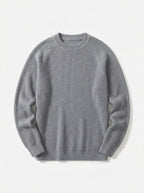 100% Organic Cotton Ribbed Crewneck Sweater