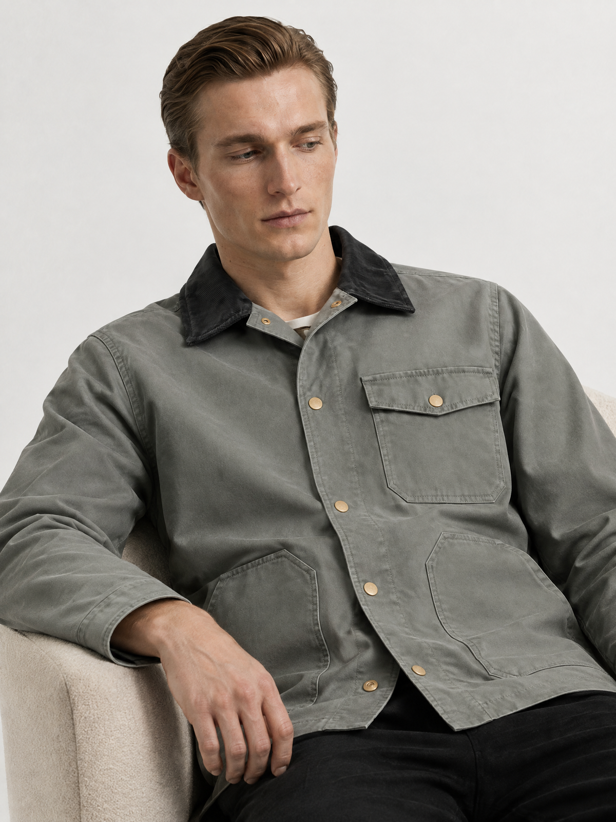 Organic Comfort Stretch Chore Jacket