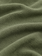 100% Organic Cotton Mesh-Stitch Button-Up Sweater Polo
