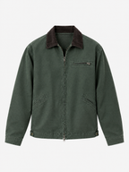 Leo Corduroy Collar Canvas Barn Jacket