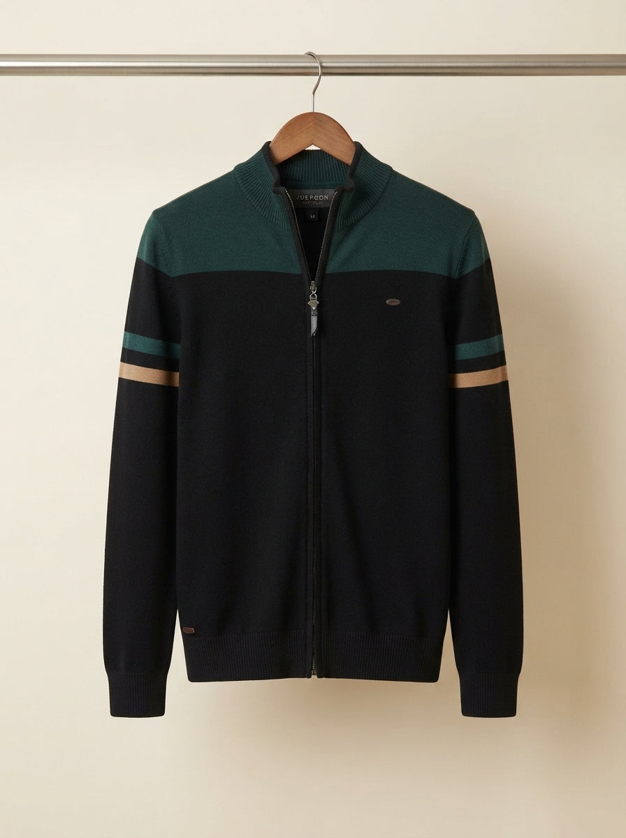 Men's Classic Cotton Zip Sweater