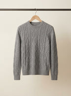Cable Knit Crewneck Sweater