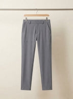Men's Smart Casual Stretch Solid Trousers