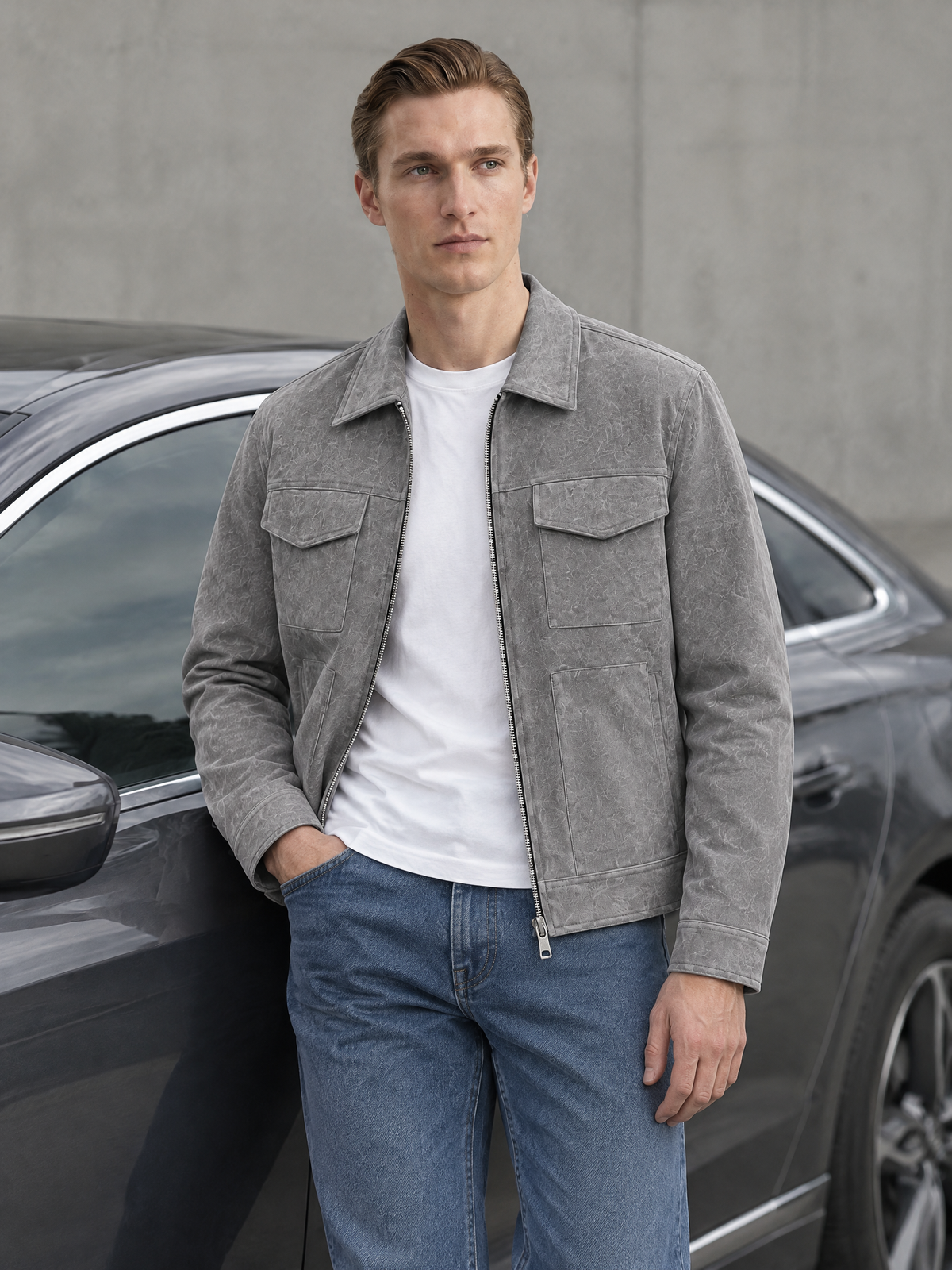 Casper Suede Jacket