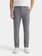 Men's Smart Casual Stretch Solid Trousers