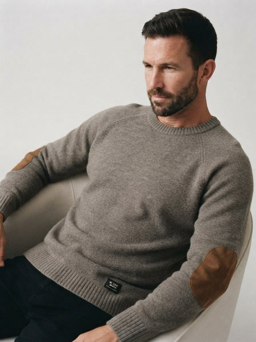 Classic Knit Crew Neck Sweater