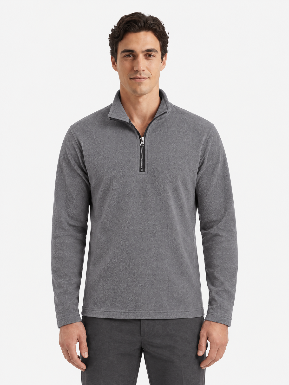 Miles Fleece Quarter Zip Sweatshirt