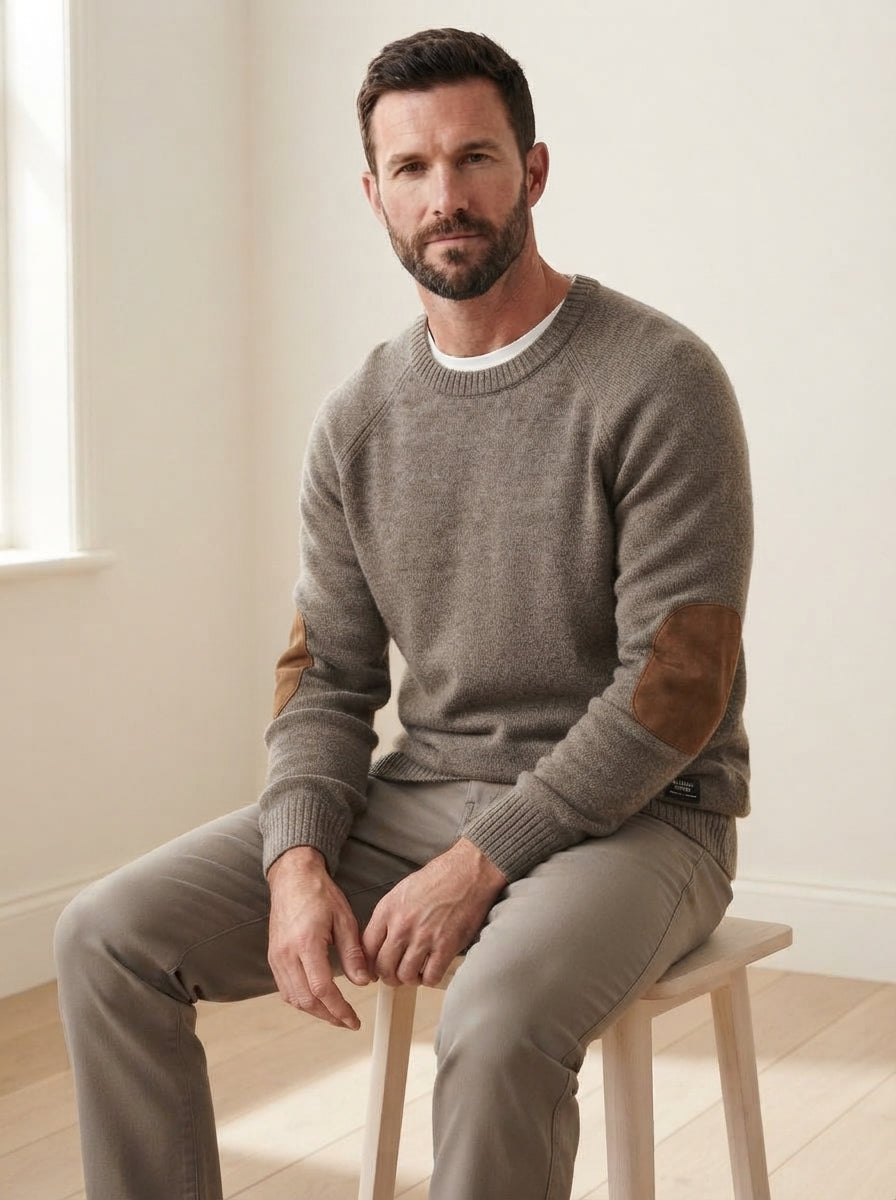 Classic Knit Crew Neck Sweater
