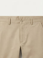 Men's Smart Casual Stretch Solid Trousers