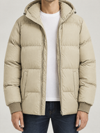 Alpine Puffer Jacket - Khaki