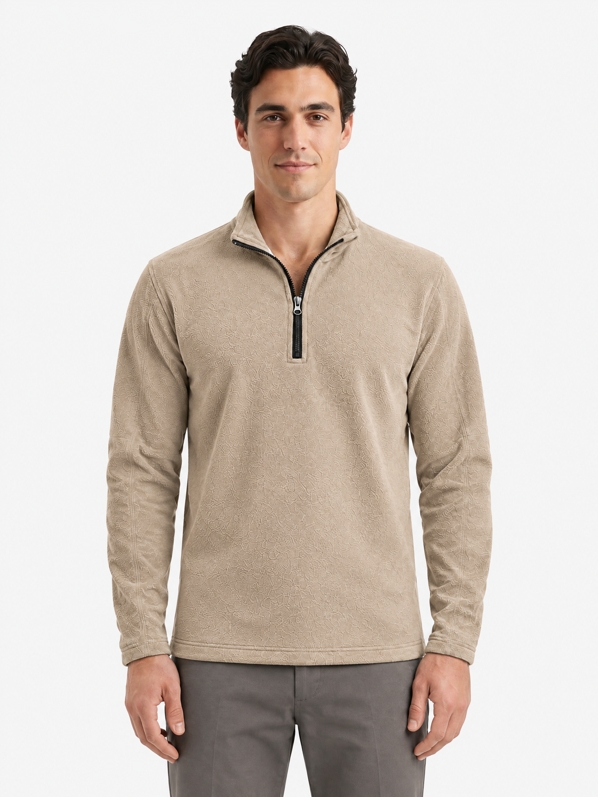 Miles Fleece Quarter Zip Sweatshirt