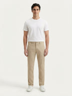 Men's Smart Casual Stretch Solid Trousers