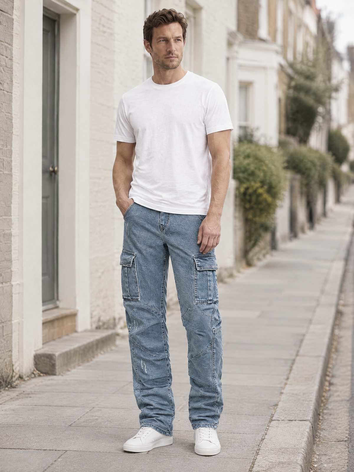 Drake Cargo Slim Fit Jeans