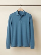 Classic Long-Sleeve Polo Shirt
