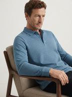 Classic Long-Sleeve Polo Shirt