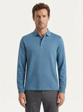 Classic Long-Sleeve Polo Shirt