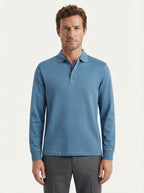 Classic Long-Sleeve Polo Shirt