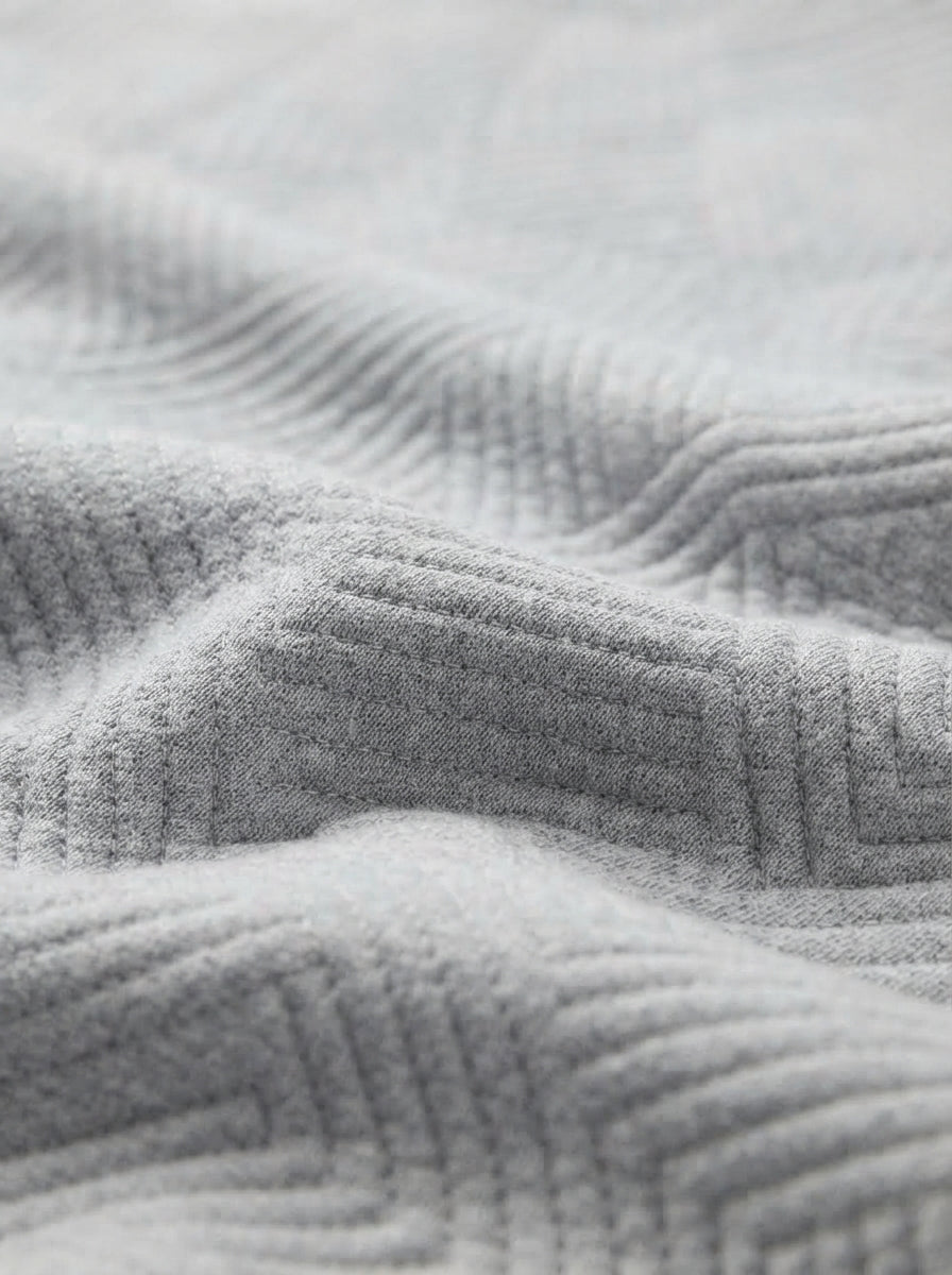 Cardigan Ribbed Texture Zipper Men