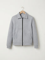 Cardigan Ribbed Texture Zipper Men