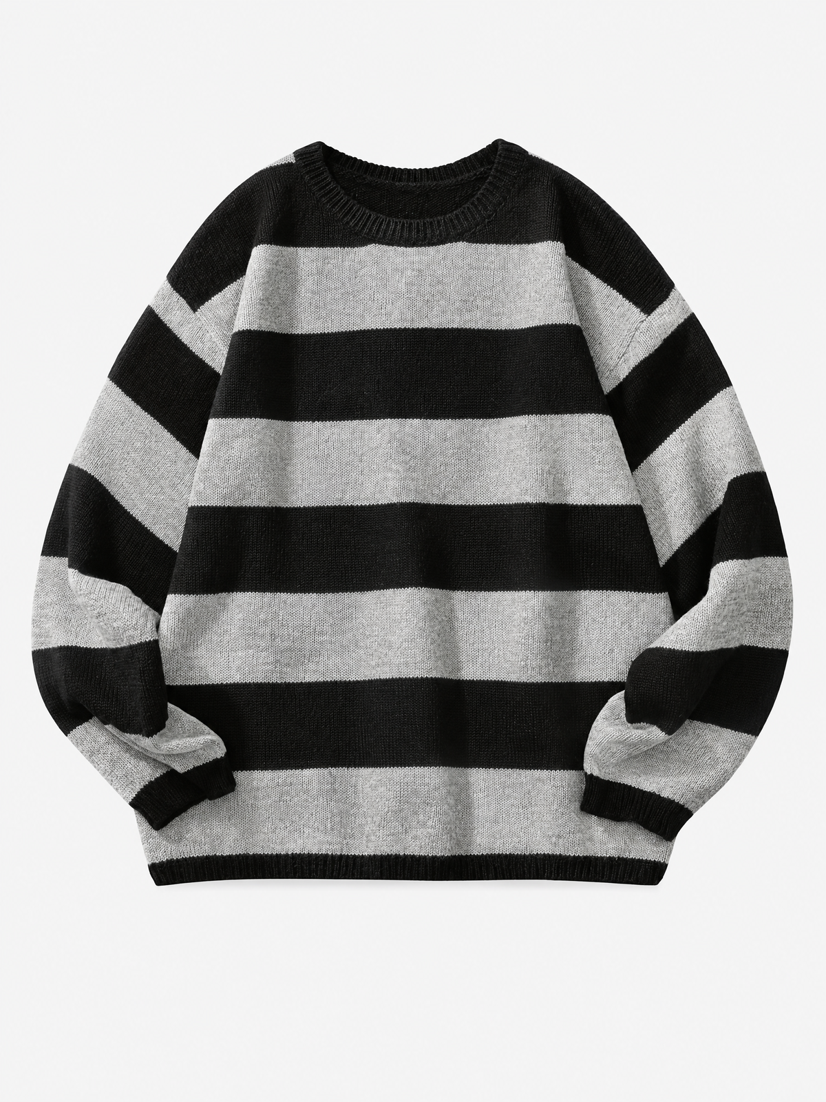 James Striped Knitted Crewneck