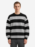 James Striped Knitted Crewneck