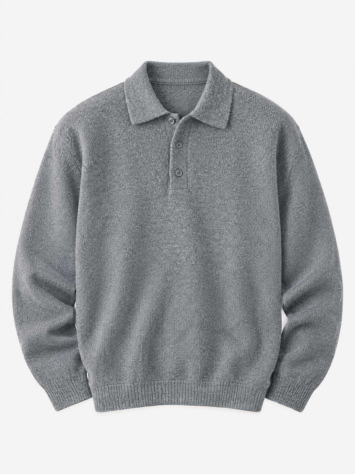 Ashford Relaxed Knit Polo Pullover