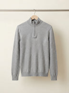 Cashmere Half-Zip Pullover Sweater