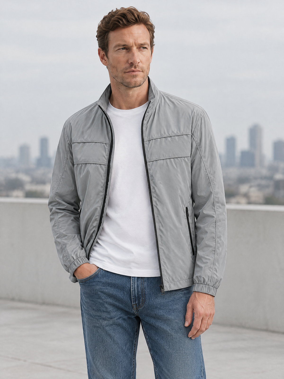 Kai Luminous Stripe Zip Jacket