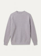 100% Organic Cotton Ribbed Crewneck Sweater