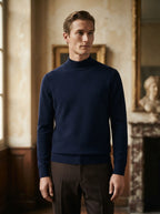 Essential Ribbed Mock Neck Sweater