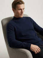 Essential Ribbed Mock Neck Sweater