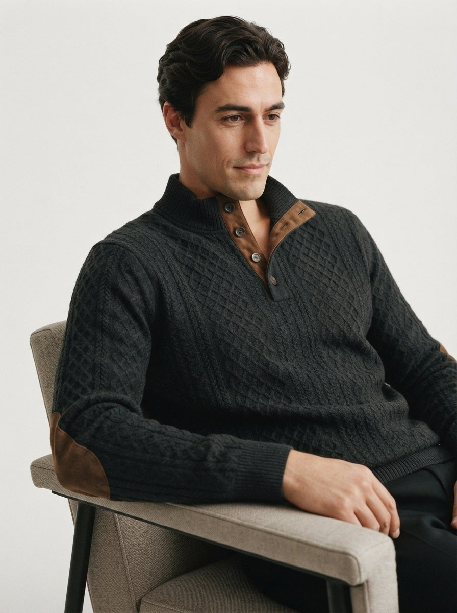 Classic High Collar Pullover