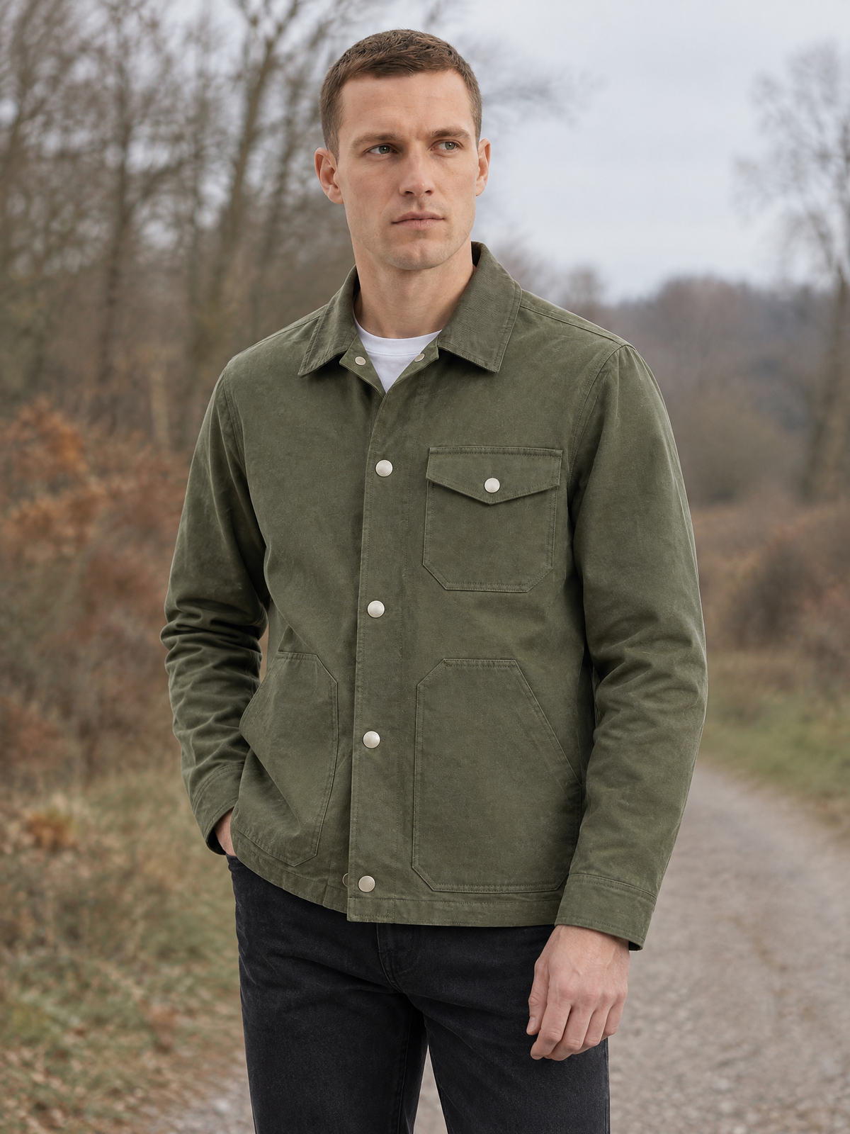 Organic Comfort Stretch Chore Jacket