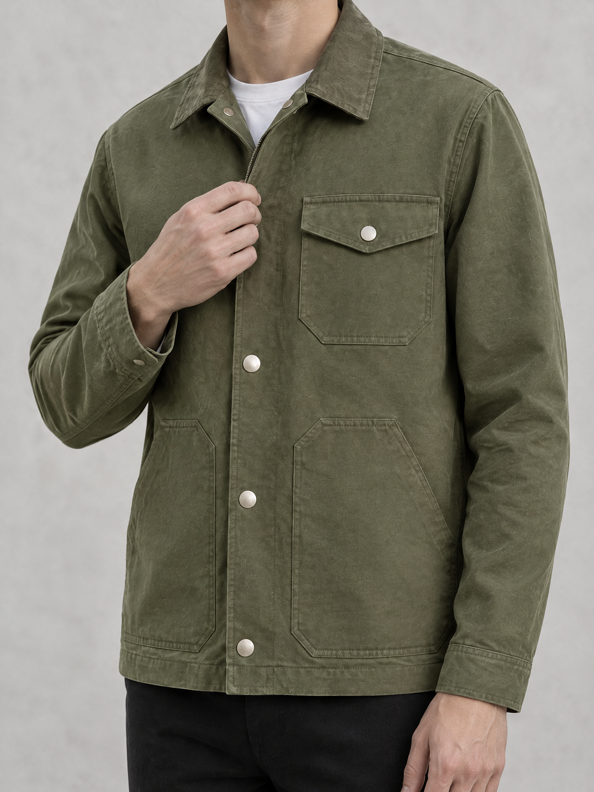 Organic Comfort Stretch Chore Jacket