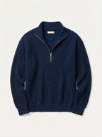 Men's Casual Knitted Zip Sweater