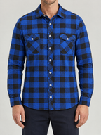 Calvin Flannel Checkered Long Sleeve Shirt