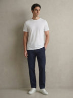 Men's Smart Casual Stretch Solid Trousers