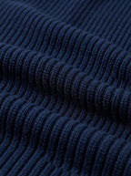 Fitted Knit Quarter Zip Sweater