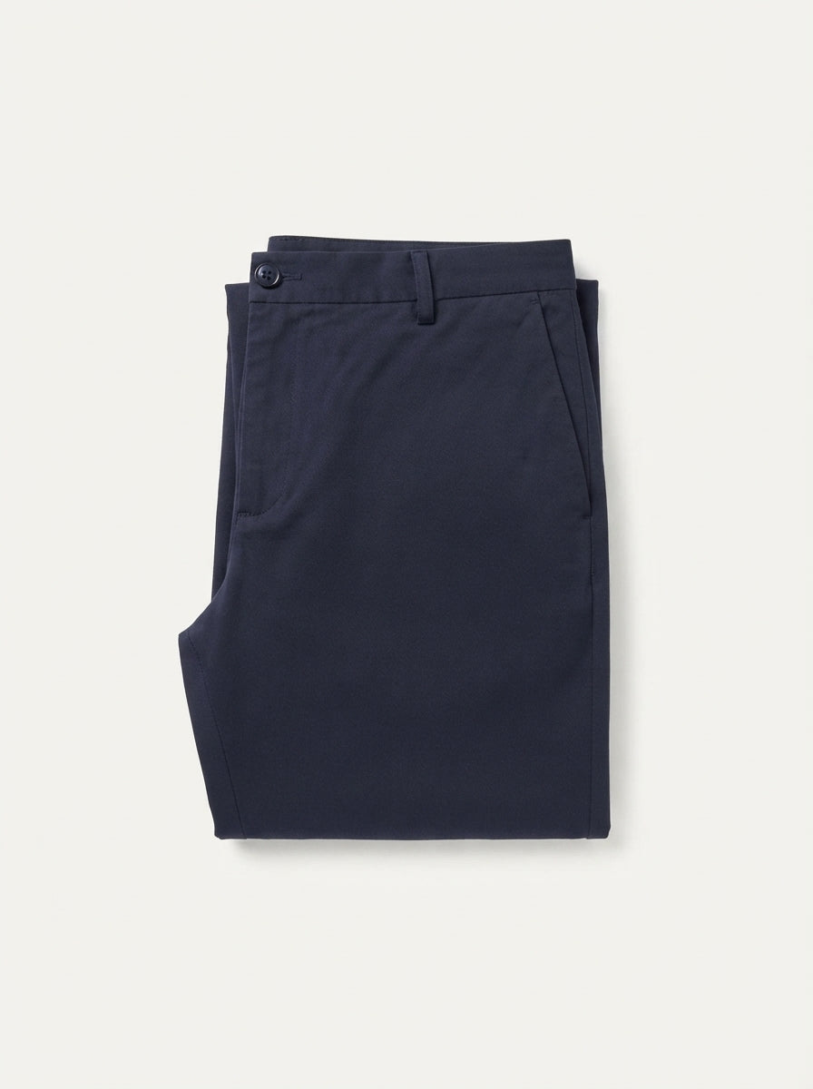 Men's Smart Casual Stretch Solid Trousers