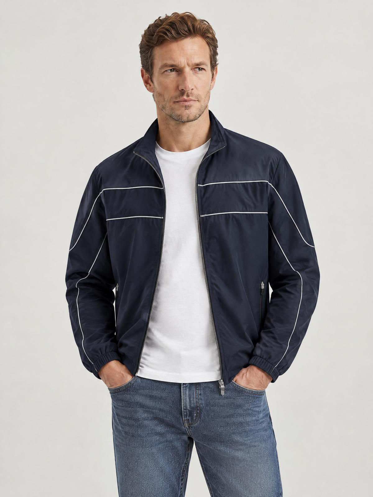 Kai Luminous Stripe Zip Jacket