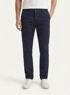 Men's Smart Casual Stretch Solid Trousers