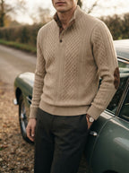 Classic High Collar Pullover