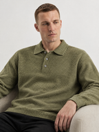 Ashford Relaxed Knit Polo Pullover