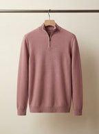 Cashmere Half-Zip Pullover Sweater