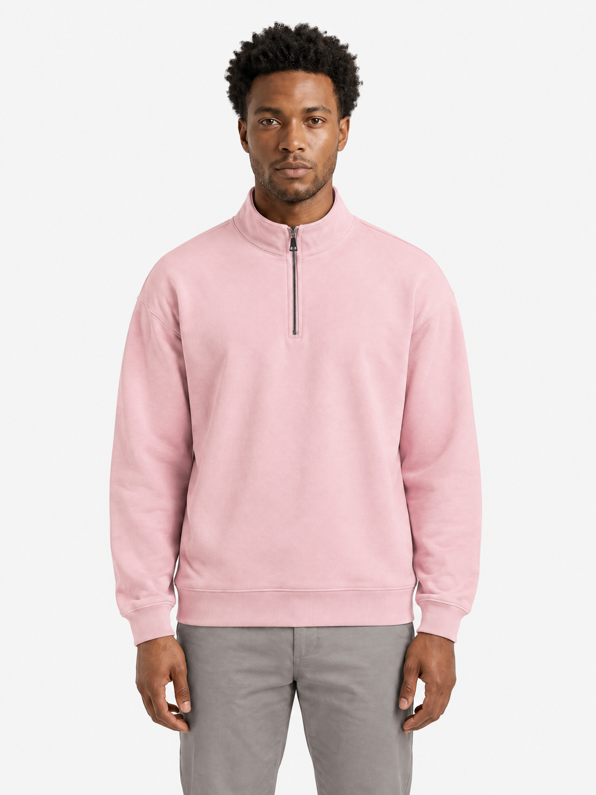 Casual Half-Zip Sweatshirt