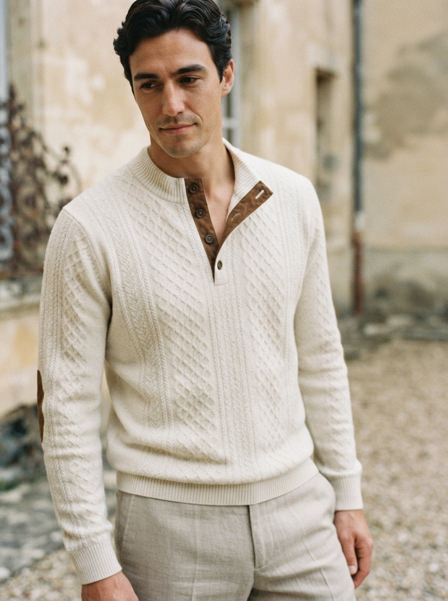Classic High Collar Pullover