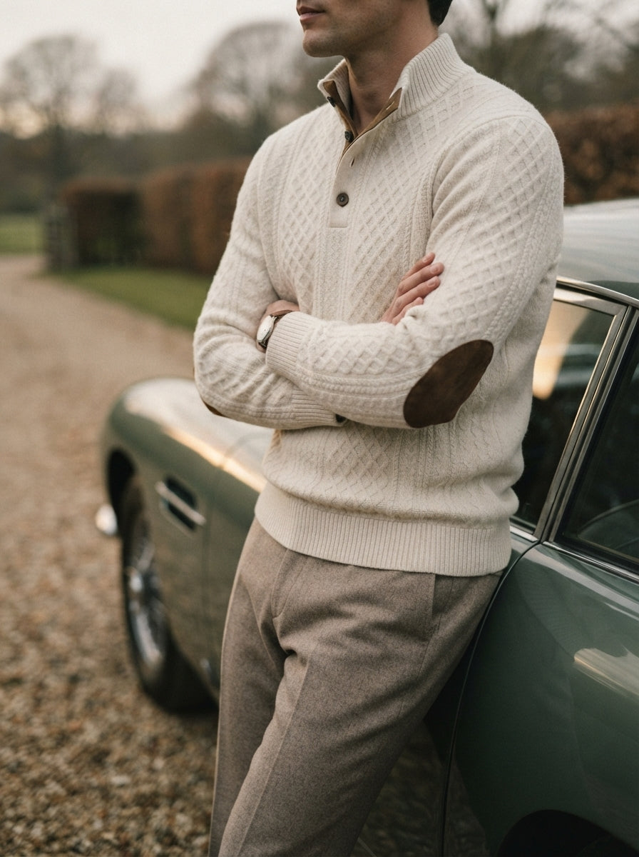 Classic High Collar Pullover