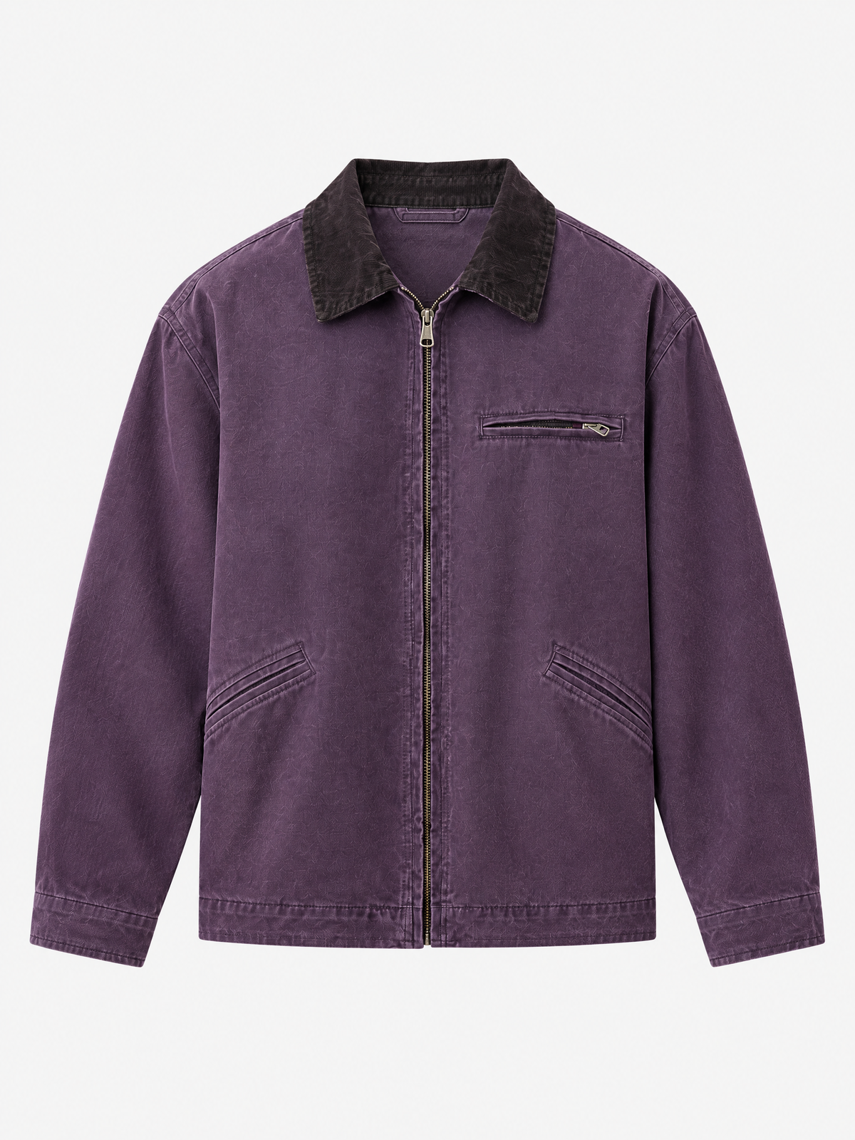 Leo Corduroy Collar Canvas Barn Jacket